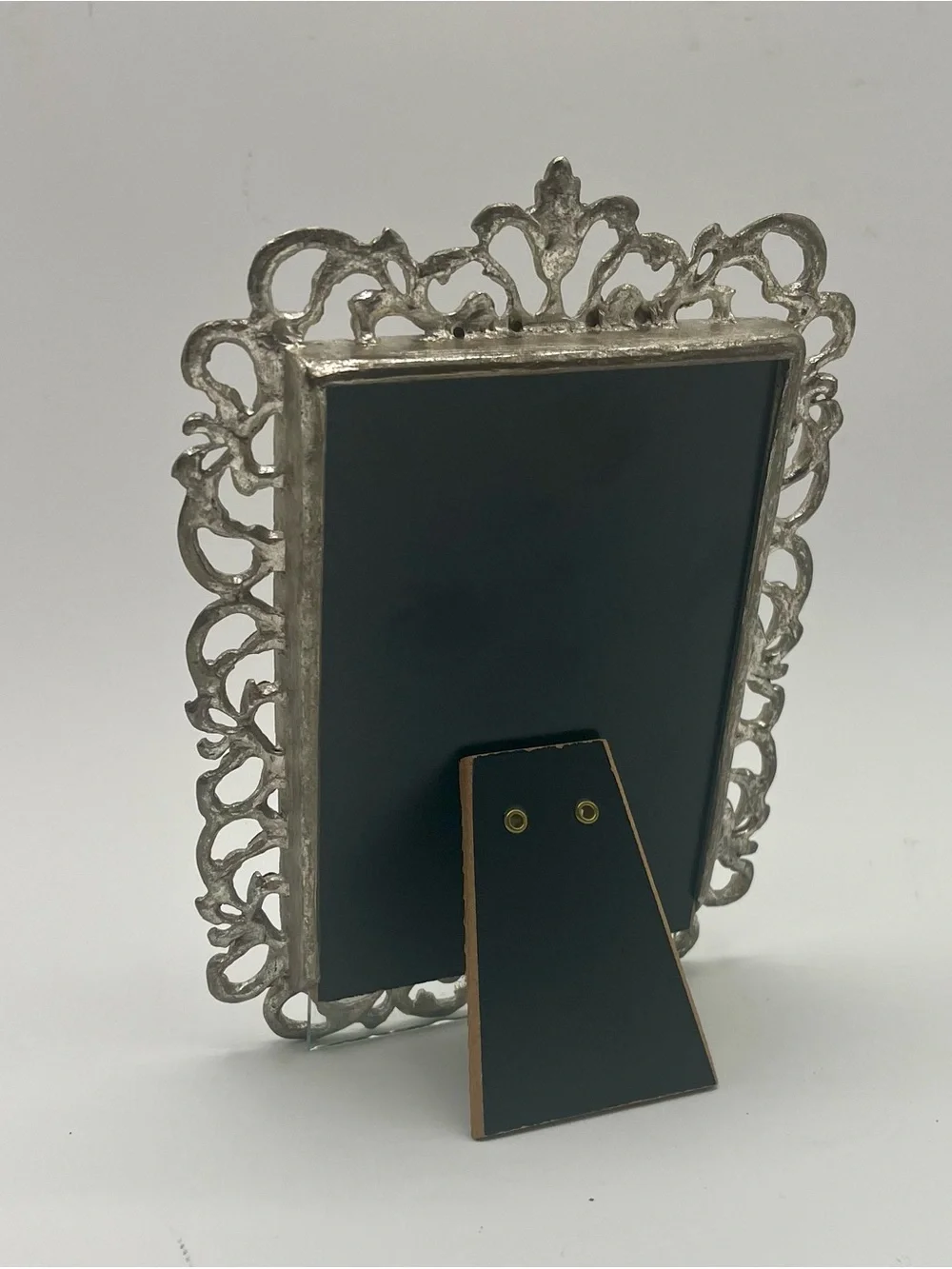 Vintage Ornate Silver Decorative Picture Frame 5 1/2